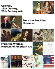 Home page of American Art website